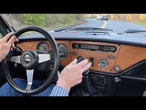 1977 Triumph Spitfire driving