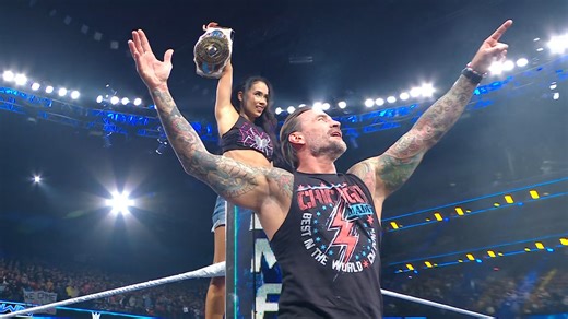 295K views · 5.5K reactions | Moments after SmackDown goes off the air, AJ Lee and CM Punk celebrate Lee's emotional return. #SmackDown | WWE SmackDown | Facebook