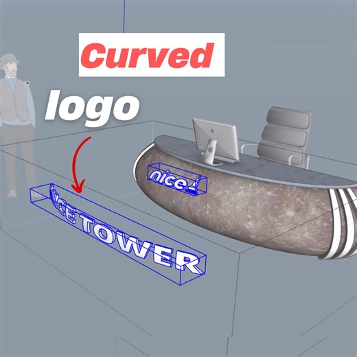 How to Create a Logo on a Curved Surface in SketchUp: Step-by-Step Tutorial Learn how to design a logo and apply it seamlessly to a curved surface in SketchUp. This tutorial will guide you through the process, step by step, making it easy for beginners and experienced users alike. Create stunning 3D models with personalized logos! #SketchUp #3DModeling #LogoDesign #CurvedSurface #Tutorial #Design #3D #GraphicDesign #nicetower | Nice Tower Pro
