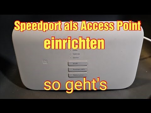 Einen WLAN Access Point mit dem Telekom Speedport einrichten