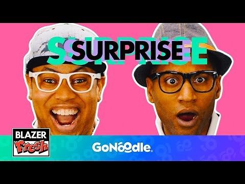 Facetime With Blazer Fresh - The Surprised Face | Activities For Kids | GoNoodle
