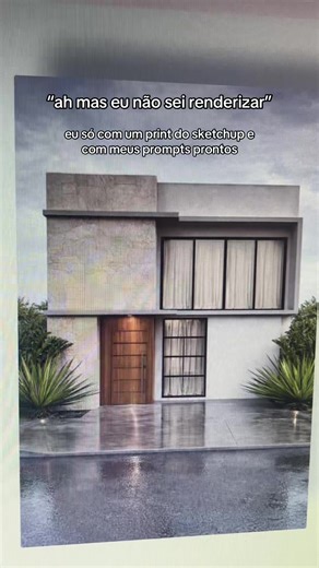 Renderização fácil com Print do SketchUp e Prompts IA