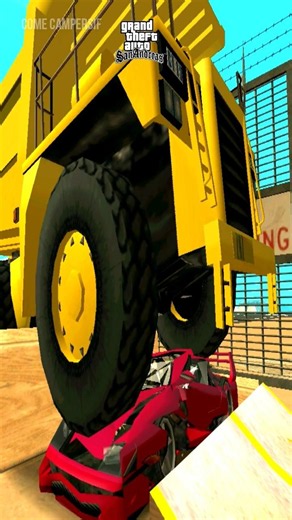 Aplastamiento del Turismo con el Dumper - GTA SA