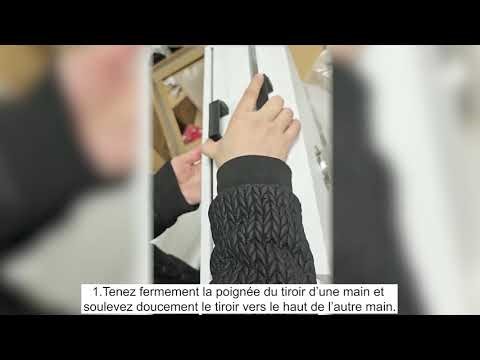 Comment réparer un tiroir qui fait un bruit étrange？