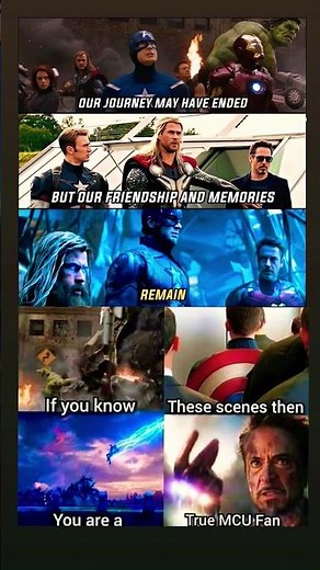 These MCU Moments Will Always Remain Iconic ❤️💥 | Marvel Emotional Edit #marvel #avengers #shorts