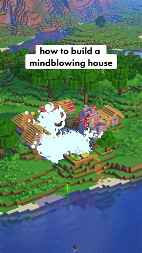 A Simple Survival Cabin 🏡 #minecraft #minecraftbuilding #minecraftbuilds