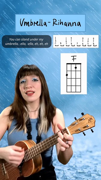 Umbrella - Rihanna Ukulele Tutorial