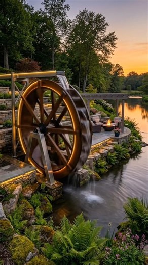 Restoring History | Abandoned Water Wheel Renovation Transformation #usa #shortvideo #viral #america