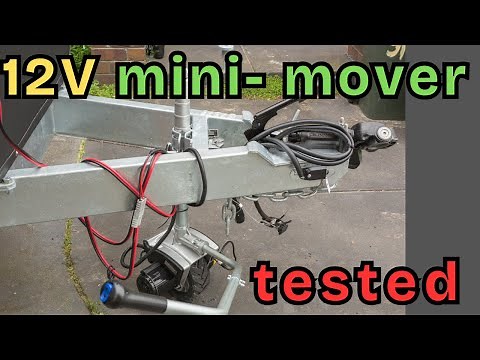 NOVAWINCH 12V caravan travel-trailer mini-mover. Unbox, Install. I finally, got it to work for me.