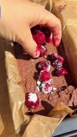 SCHOKO KIRSCHKUCHEN 🍒#food #cooking #shorts #vegan #rezept