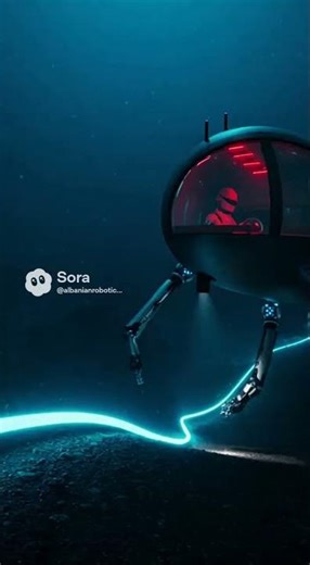 Humanoid Robot Maintaining Deep-Sea Cables — Ultra Realistic! by Albanian Robotics