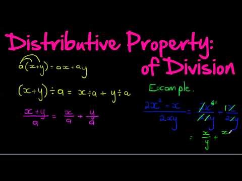 Distributive Property of Division