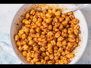 Crispy Spicy Roasted Chickpeas