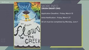 Calling all artists: Applications open to paint murals on storm drains