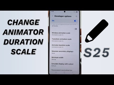 ⏱️ How to Change Animator Duration Scale on Galaxy S25/S25+/Ultra – Make Your Phone Feel Faster! 🚀