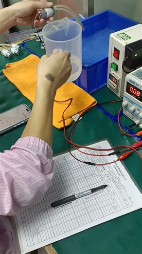 micro diaphragm water lifespan testing