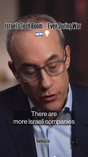 Zvi Cole on Instagram: "Israel’s Tech Boom — Even During War 🇮🇱 💡 Israel is called the “Startup Nation” for a reason — and even during the Israel–Hamas war, its tech sector didn’t slow down… it accelerated. On the latest Wall Street Week, Bloomberg breaks down what’s fueling Israel’s startup ecosystem right now — from resilience and talent to innovation under pressure. Watch the full segment via the link in bio. #Israel #StartupNation #IsraeliTech #Innovation TechNews Startups VentureCapital 