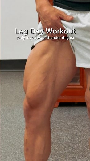 Thunder thighs loading #legday #workoutroutine #gymtips