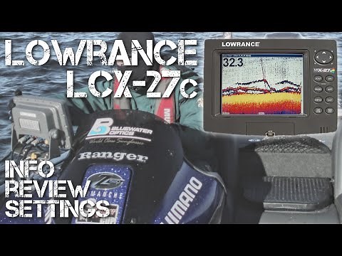 Lowrance LCX 27c - INFO - REVIEW - SETTINGS