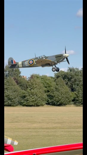 Supermarine Spitfire Mk Vc AR501 gets airborne at Old Warden #warbirds #ww2 #spitfire #ww2history #royalairforce | Daniel J Wheatcroft