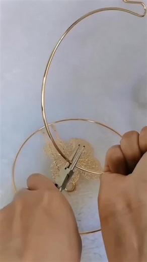 DIY Wire Wrapped Jewelry Tutorial for Handmade Crown Hairpiece