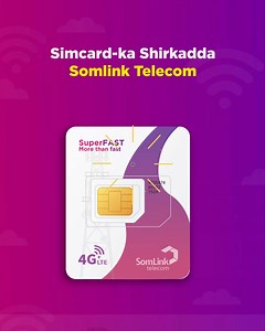 3.1K views · 44 reactions | Bal kawaran hadii aad haysato Simcard-ka shirkadda Somlink Telecom? $1= 4GB+150Min+70SMS $1= 3GB+3GB ama $1= Unlimited Internet 48Hr. Kala xulo dooqaaga. Si aad u iibsato kaga shubo eBesa *770# ama Airtime ubadal Data *544# Faahfahin Dheeri ah nagala soo xiriir 153 ama wa.me/252640000153 | Somlink Telecom | Facebook