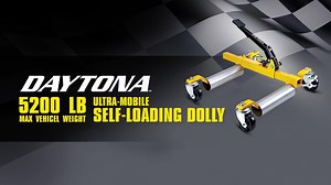 Storing your vehicle? Need to move it easily? Watch and learn how our Daytona Ultra-Mobile Self-Loading Dollies are designed for instant placement - no jack needed. Learn more here: https://hf.tools/daytonadolly | Harbor Freight