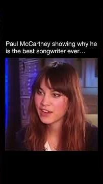 Paul McCartney makes a song about shoes on the spot #shorts