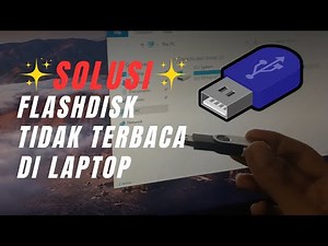 FLASHDISK IS NOT READABLE AND CANNOT BE OPENED ON LAPTOP