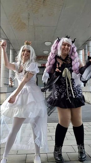 Booette & Shinigami cosplay dance ✨ Rain Code x Super Mario crossover 💃