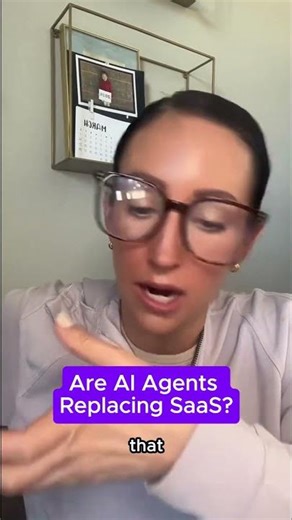 Are #aiagents replacing #saas ?