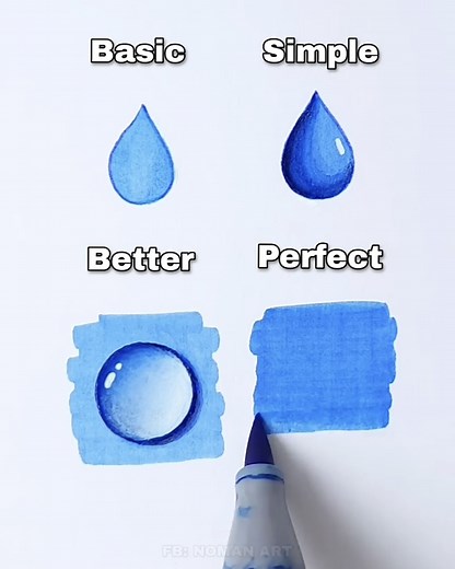 705K views · 5.9K reactions | Water Drop Drawing #3d #drawing #art | Noman Art | Facebook