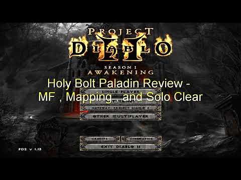 Holy Bolt Paladin Guide - Project Diablo 2 - Rank 2 level 99 Pally