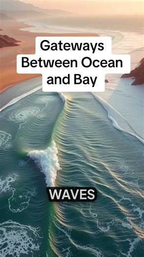 Inlet formation shows how waves and tides carve openings through barrier islands and spits. #InletFormation #CoastalScience #OceanEnergy #BeachDynamics #GeologyTok