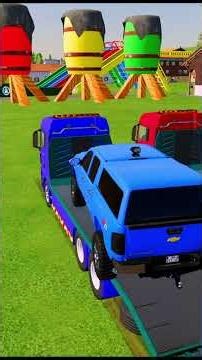 Police Car Jump to Water Slide! 🚓🎢🔥💦 #games #gaming #gameplay #funny #roblox #gta