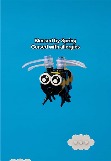 Happens to the best of us 🤧 #LEGO #Allergies #Bumblebee | Lego