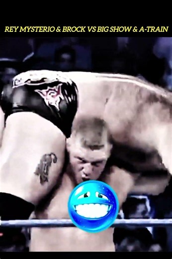Rey Mysterio & Brock lesnar vs Big show & A-Train#shorts #wwe #reymysterio