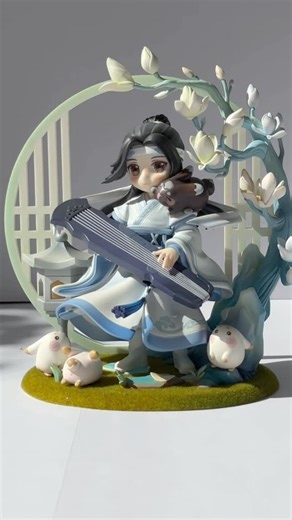 mandy •ᴗ• on Instagram: "Happy Birthday Lan Wangji! 🥳🩵 Wei Wuxian is finally reunited with his husband 😌 I also bought this figure from a second hand Japanese site (I think suruga-ya?). He and WWX arrived a long time ago but I wanted to wait and unbox their figures on their birthdays. The “childhood” version of these figures are one of the best creations GSC has made. And I love how LWJ’s has so many cute bunnies! ૮꒰ ˶• ༝ •˶꒱ა ♡ #lanwangji #mdzs #魔道祖师 #grandmasterofdemoniccultivation"