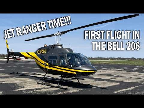 I Flew a Bell 206 for the first Time... and it Got Real Fast