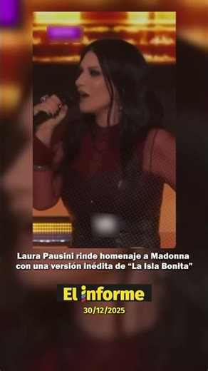 Laura Pausini rinde homenaje a Madona con una versión inédita de "La Isla Bonita"