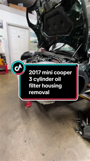 Oil filter housing removal in a 2017 mini cooper 3 cylinder #mechanic #mechaniclife #fyp #follow #carsoftiktok #cartok #car #protip #skills #tipsandtricks #mechanicproblems #fix #fixit #diy #learnontiktok #tipcentric #tips #lifehacks #tools #tooltips#worksmarternotharder #LearnOnTikTok #foryou #fyp #fypシ #fy #fypage #fypシ゚viral #maker #viralvideo #satisfying #workshop