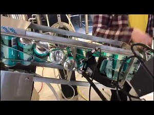 Printing on Aluminum Beer Can with RNJet H1+ I Date Coder for canning lines I Date Coding Machine