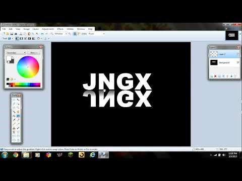 Paint.net Mirror Tutorial
