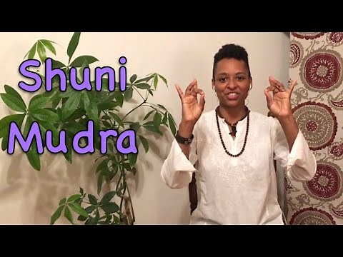 Shuni Mudra for Patience, Discipline and Courage