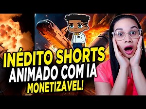 Como CRIAR o seu PRIMEIRO SHORTS ANIMADO COM IA para MONETIZAR no YOUTUBE