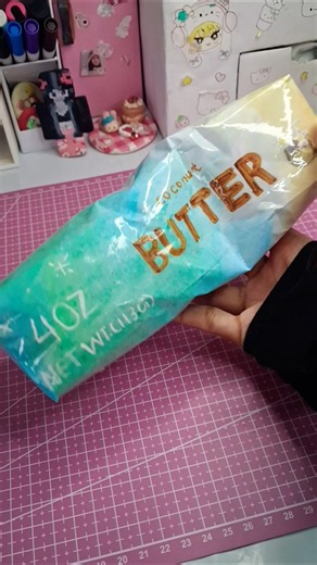 DIY Beach vibe paper Butter SQUISHY tutorial! 🧈🌊 #shorts #diy #craft #viral