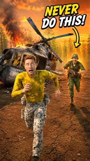 How to Survive a Helicopter Crash In Enemy Base? 🔥🚁