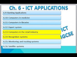 Computers in Retail Industry | Recognition System | Topic 6.13-6.14 | IGCSE ICT