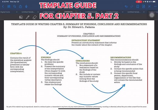 TEMPLATE GUIDE FOR CHAPTER 5. PART 2 #docedpadama #angsabinidoced #researchwritingwithdoced #researchtitlesbydocedpadama #researchtheorybydocedpadama #fyp