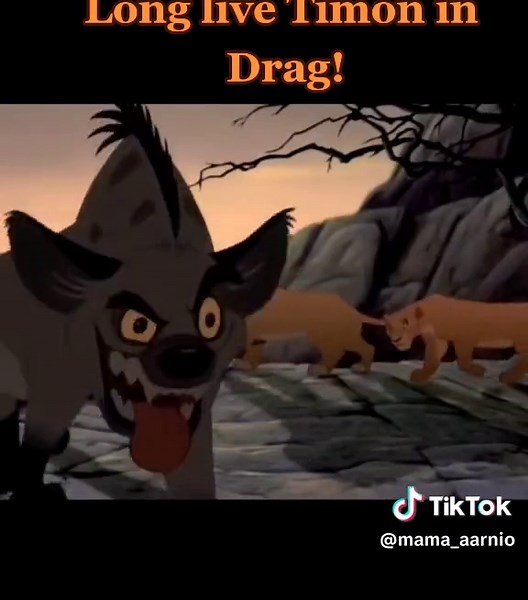 Timon in Drag - still hilarious #timon #drag #pumba #lionking #simba #scar #mufasa #nala #rafiki #disney #freedom #hula #relax #fyp #fypシ